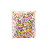 Perle plastique mixte 450g sachet 1500 unités