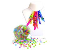 Perles en plastique lettres phosphorescentes 1 bocal 1200 unités