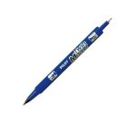 Stylo-feutre pilot twin marker pointe fibre polyester fine 0.4mm et large 0.5mm tous supports coloris bleu