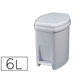 Poubelle pédale plastique seau intérieur 6l 270x215x265mm