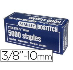 Agrafe Bostitch STCR 2115/ 10 mm - Boîte de 5000