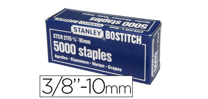 Agrafe Bostitch STCR 2115/ 10 mm - Boîte de 5000