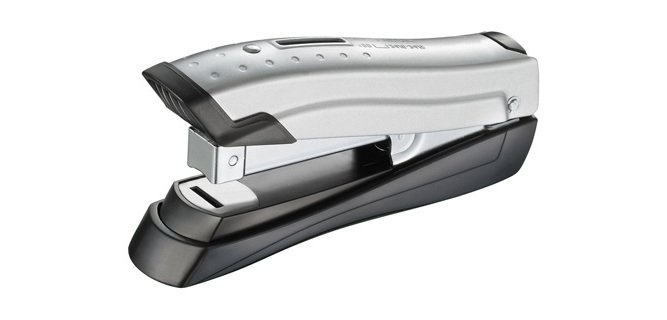Agrafeuse maped expert 76.2x41x178mm half strip 45 feuilles agrafes 24/6 et 26/6 système anti-blocage coloris gris