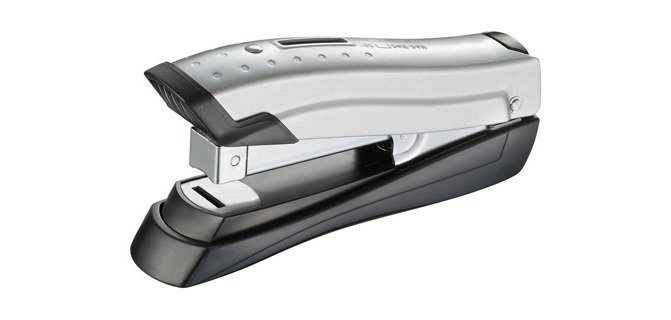 Agrafeuse maped expert 76.2x41x178mm half strip 45 feuilles agrafes 24/6 et 26/6 système anti-blocage coloris gris