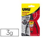 Colle rapide uhu power glue doseur application précise propre colle multi-matériaux flacon 3g