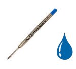 Recharge universelle stylo-bille type parker largeur fine coloris bleu