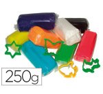 Pâte à modeler assortiment 8 coloris 250g
