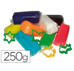 Pâte à modeler assortiment 8 coloris 250g