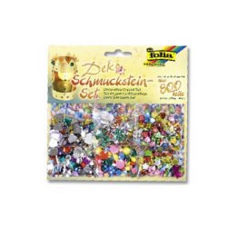 Pierre décorative folia assortiment formes coloris lot 800 unités