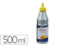 Gouache liquide pébéo brillo prête à l'emploi opaque onctueuse brillance exceptionnelle coloris argent flacon 500ml