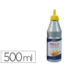 Gouache liquide pébéo brillo prête à l'emploi opaque onctueuse brillance exceptionnelle coloris argent flacon 500ml