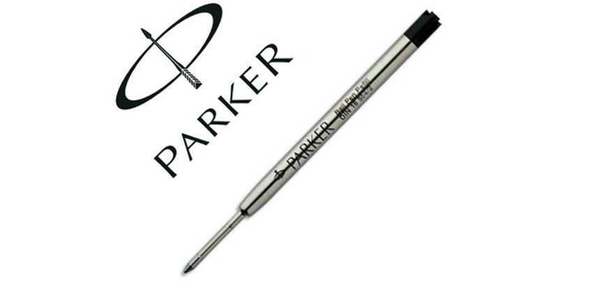 Recharge solveig stylo-bille type parker universelle métal largeur moyenne couleur noir