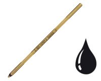 Recharge universelle stylo-bille courte laiton largeur moyenne coloris noir