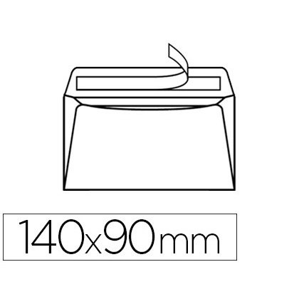 Enveloppes de visite Saint Louis, 90 x 140 mm, blanc