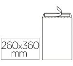 Pochette gpv kraft bulles air économique 260x360mm h coloris blanc 75g sachet 10 unités