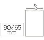 Pochette gpv kraft bulles air économique 90x165mm a coloris blanc 75g sachet 10 unités