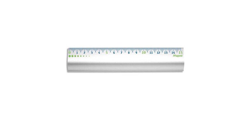 Règle aluminium 15 cm Maped