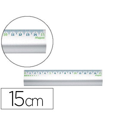 Règle aluminium 15 cm Maped