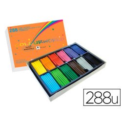 Crayon couleur hainenko coloriage 12 coloris assortis coffret scolaire 288 unités