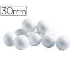 Boule cellulose univers de piwi diamètre 30mm coloris blanc sachet 50 unités