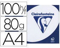 Papier clairefontaine clairalfa extra blanc a4 80g/m2 blancheur 170 opacité 93 rigidité 135 100 feuilles