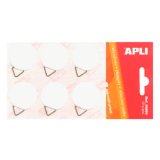 Attache apli cadres tableaux panneaux supporte 200g crochet métal triangulaire sachet 12 unités