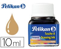Encre de chine pelikan tire-lignes plumes dessinateur pinceaux couleur sépia flacon 10ml