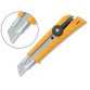 Cutter multi-usage L1 corps ABS 100% recyclé, lame 18mm, blocage par molette