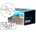 Attaches croisées, nickelé, 47 x 53 mm