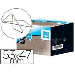 Attache croisée safetool géante 53x47mm boîte carton 100 unités