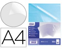 Pochette coin elba polyproylène souple grainé 9/100e a4 capacité 20f incolore boîte de 100 unités