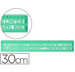 Billographe scolaire maped incassable tous stylos longueur 300mm largeur 8mm