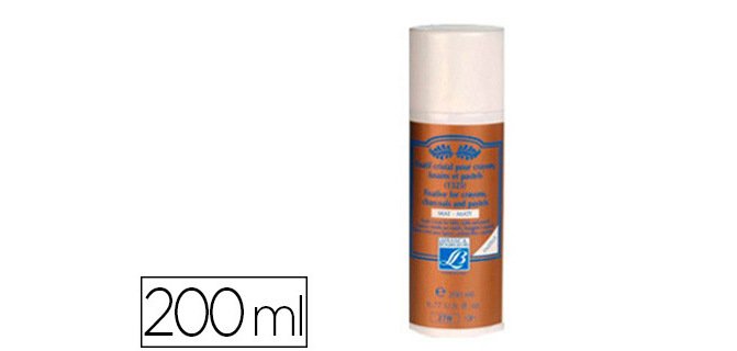 Fixatif lefranc bourgeois crayons fusains pastels résistant ultra-violets aérosol 150ml