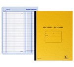 Registre standard elve piqué a4 210x297mm recettes dépenses 80 pages