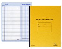 Registre standard elve piqué a4 210x297mm recettes dépenses 80 pages