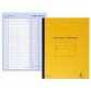 Registre standard elve piqué a4 210x297mm recettes dépenses 80 pages