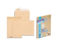 Pochette kraft gpv adhésive économique c5 162x229mm 90g paquet 10 unités