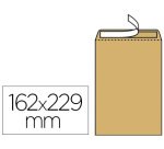 Pochette kraft gpv autocollante économique c5 162x229mm 90g boîte 500 unités