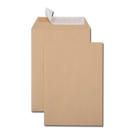 Pochette kraft gpv adhésive économique b5 176x250mm 90g boîte 500 unités