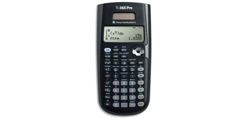 Calculatrice texas instruments scientifique ti-36x pro écran 4 lignes racine carrée probabilité 405x8325x200 5506gr