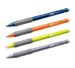 Porte-mine bic matic grip 0,7mm mines hb couleurs assorties blister 4