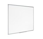 Tableau blanc magnetique acier laque earth bi-office 150x100 cm blanc cadre aluminium 1 unite