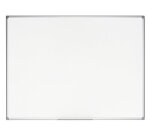 Tableau blanc magnetique acier laque earth bi-office 150x100 cm blanc cadre aluminium 1 unite