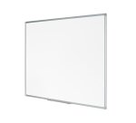 Tableau blanc magnetique acier laque earth bi-office 150x100 cm blanc cadre aluminium 1 unite