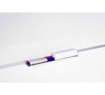Tableau blanc magnetique acier laque earth bi-office 150x100 cm blanc cadre aluminium 1 unite