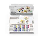 Set aquarelle winsor & newton cotman pocket 8 hp floral