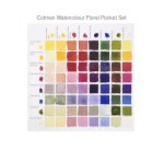Set aquarelle winsor & newton cotman pocket 8 hp floral