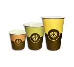 Gobelets en carton decor barista format 10 cl 4 oz 50 unites
