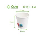 Gobelets carton blancs 10 cl colis 3000