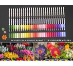 Set de marqueurs acryliques tooli fleurs sauvages couleurs assorties pointe 0,7 mm lot 28